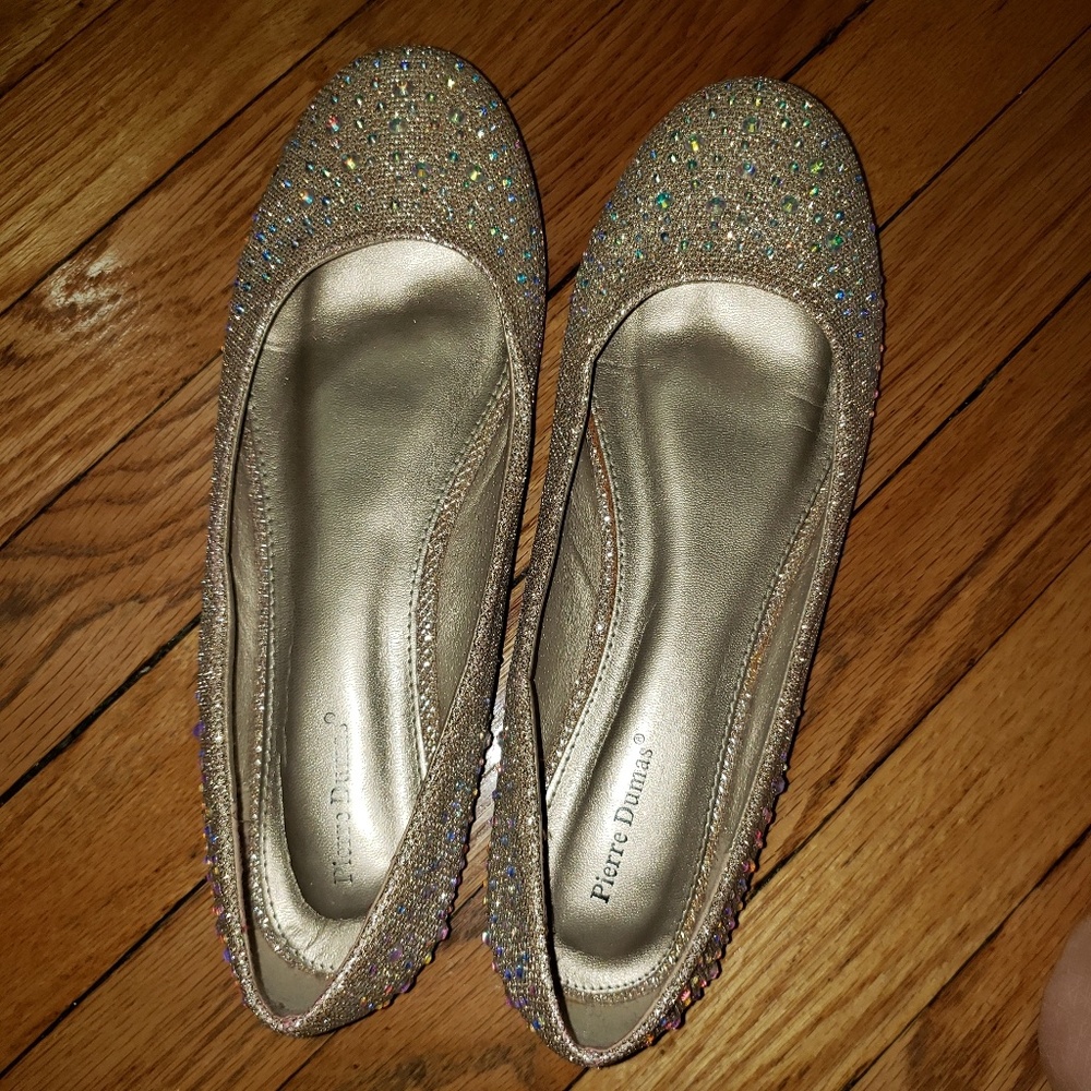 Womens Rhinestone flats